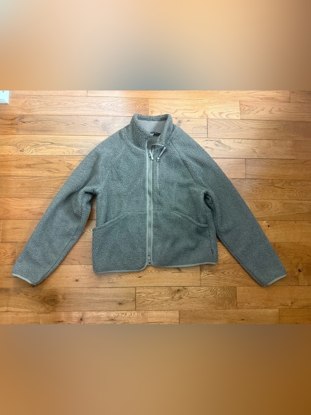 Backcountry Cropped Full Zip Fleece Jacket NWOT